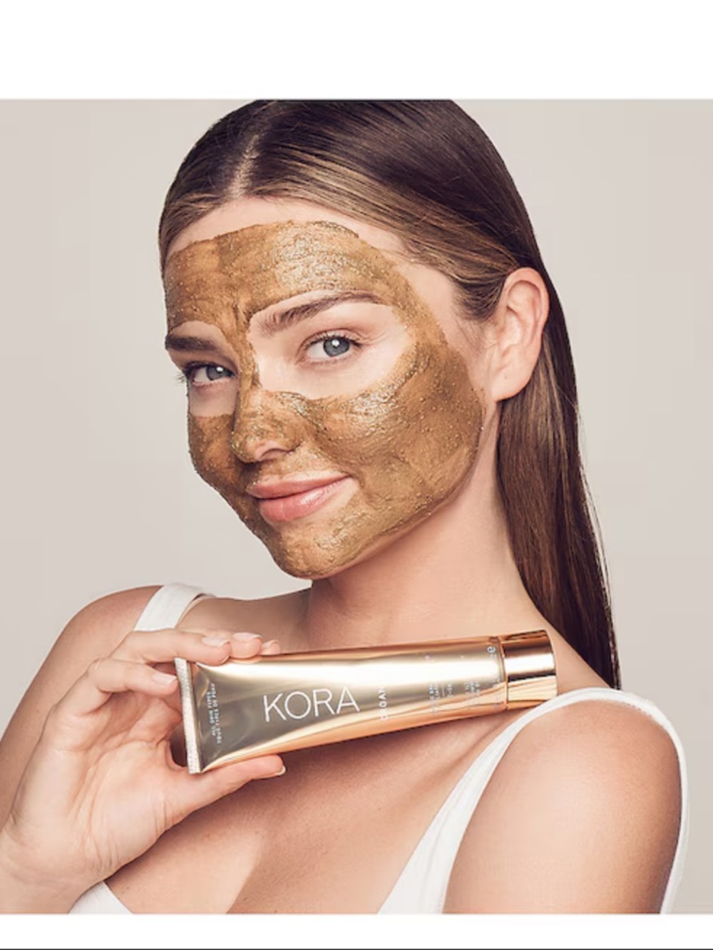 NIB KORA Organics Sealed Turmeric Brightening and Exfoliating Mask 100 mL